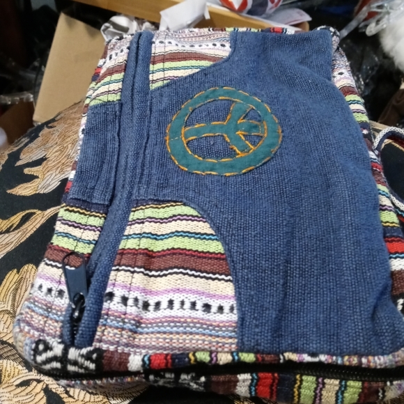 🏤🐼HANDMADE MESSENGER NEPAL BAG - Picture 7 of 16